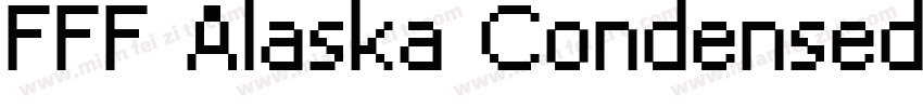 FFF Alaska Condensed字体转换